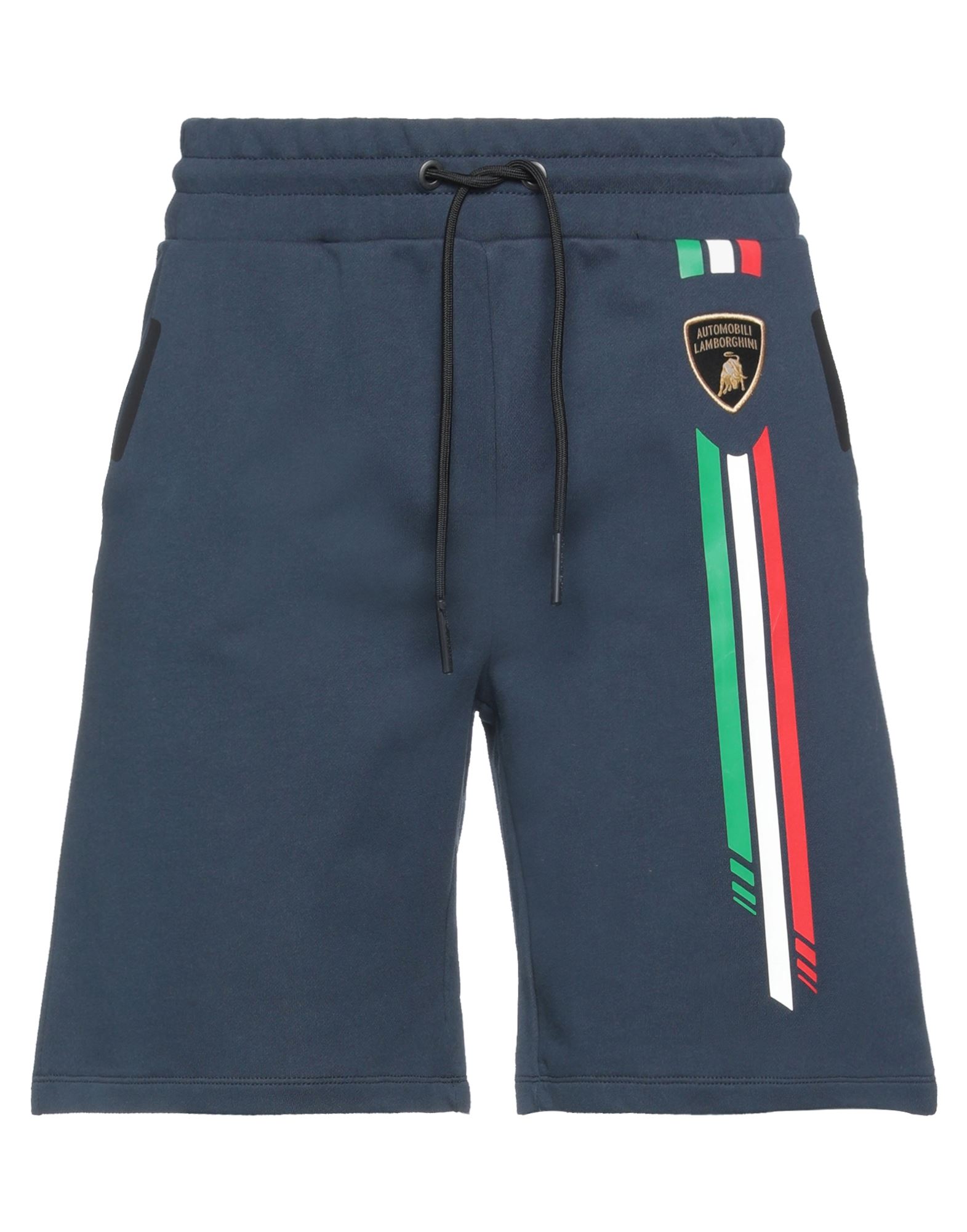 Automobili Lamborghini Man Shorts & Bermuda Shorts Blue Size L Cotton