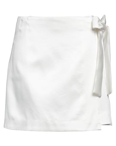 Maria Vittoria Paolillo Mvp Woman Mini Skirt Ivory Size 8 Acrylic, Viscose, Polyester In White