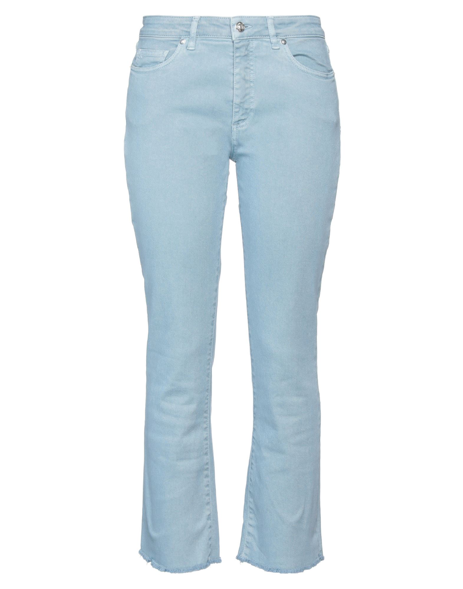 Nine:inthe:morning Nine In The Morning Woman Jeans Sky Blue Size 28 Cotton, Polyester, Elastane