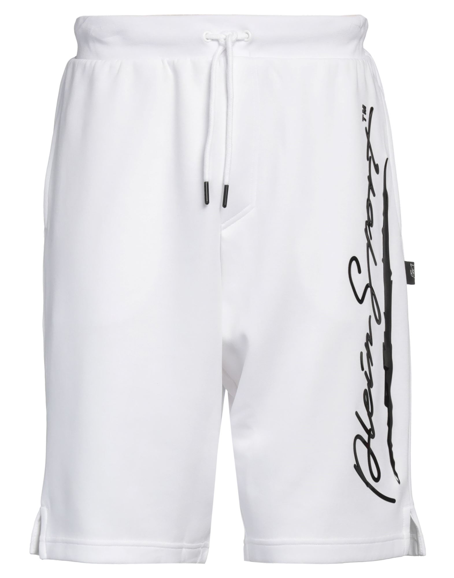 Plein Sport Men's Logo Shorts In White