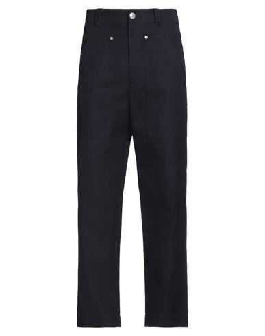Shop Isabel Marant Man Pants Navy Blue Size 40 Cotton, Linen