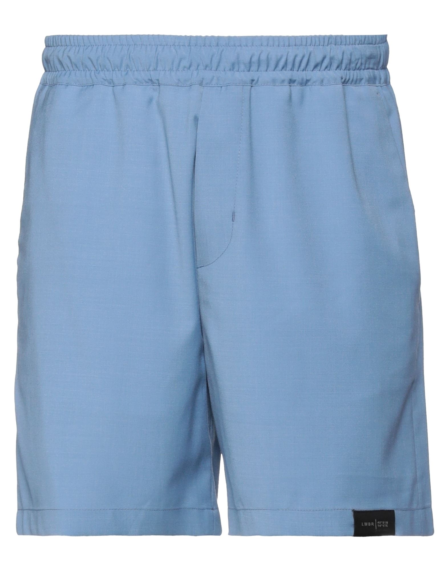 Low Brand Man Shorts & Bermuda Shorts Azure Size 4 Virgin Wool In Blue