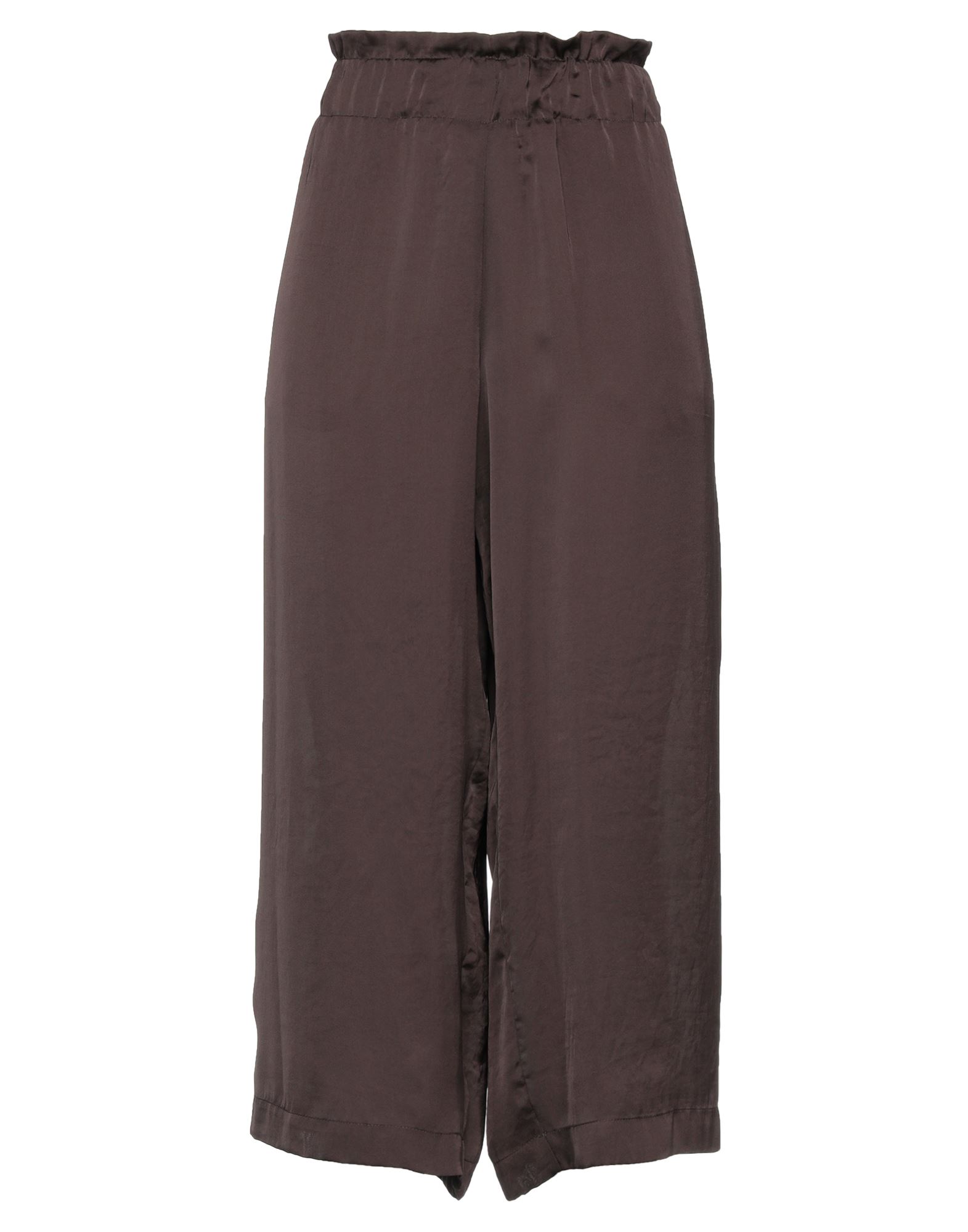 Collection Privèe Collection Privēe? Woman Pants Dark Brown Size 8 Polyester