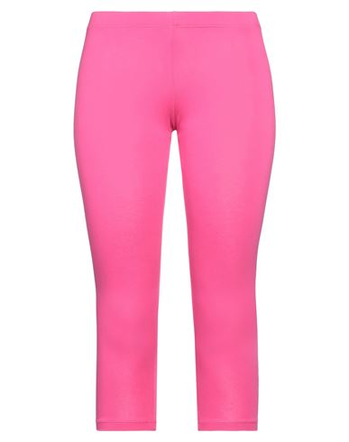 Ean 13 Woman Leggings Fuchsia Size 6 Cotton, Elastane In Pink