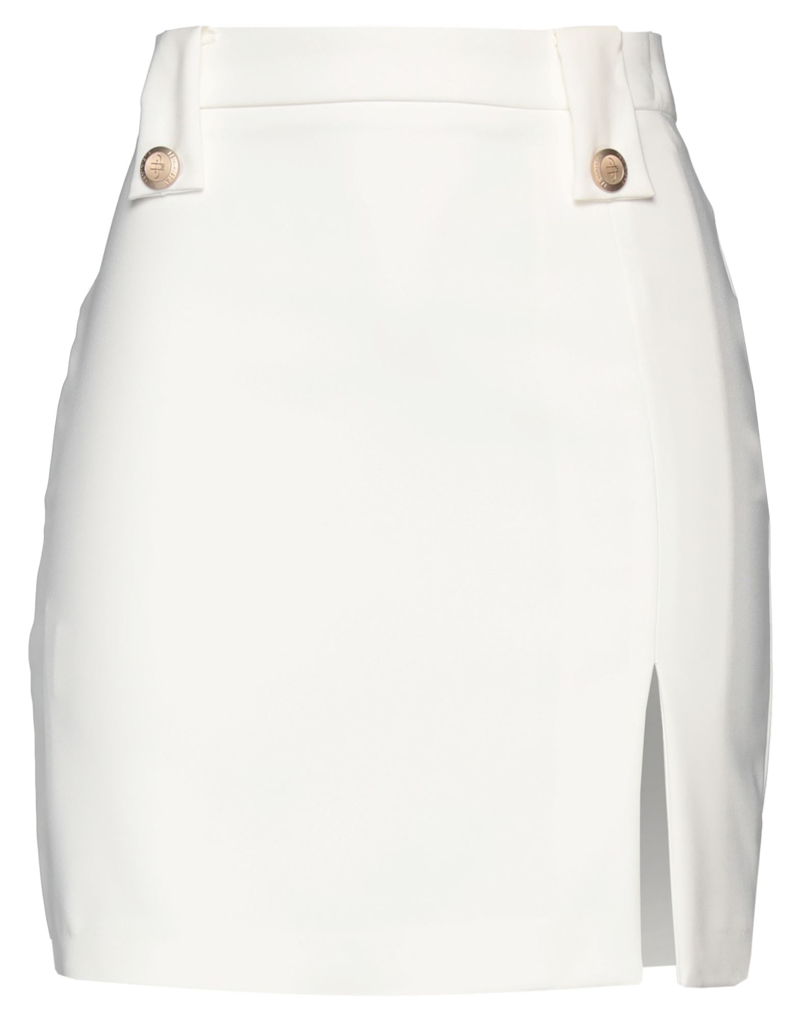 Feminista Mini Skirts In White