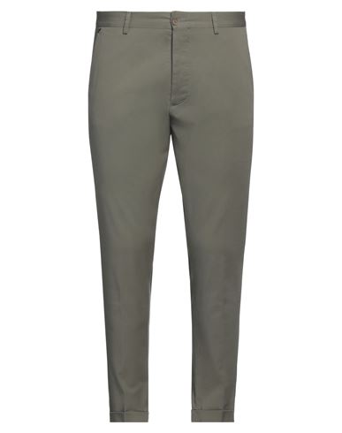 Messagerie Man Pants Military Green Size 38 Cotton, Elastane