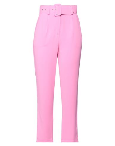 Sherry Be Woman Pants Fuchsia Size 8 Polyester In Pink