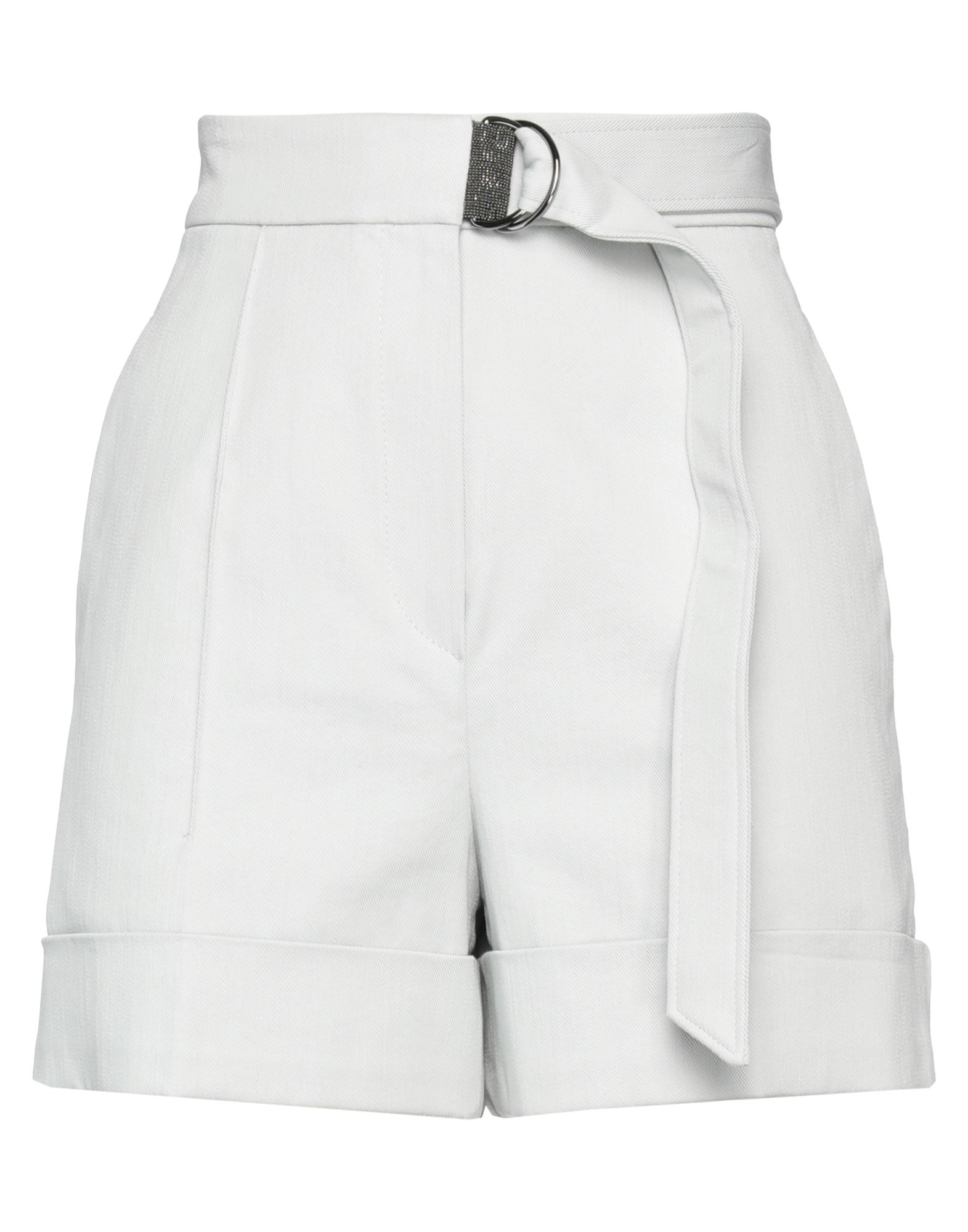 Brunello Cucinelli elasticated-waist cotton shorts - White