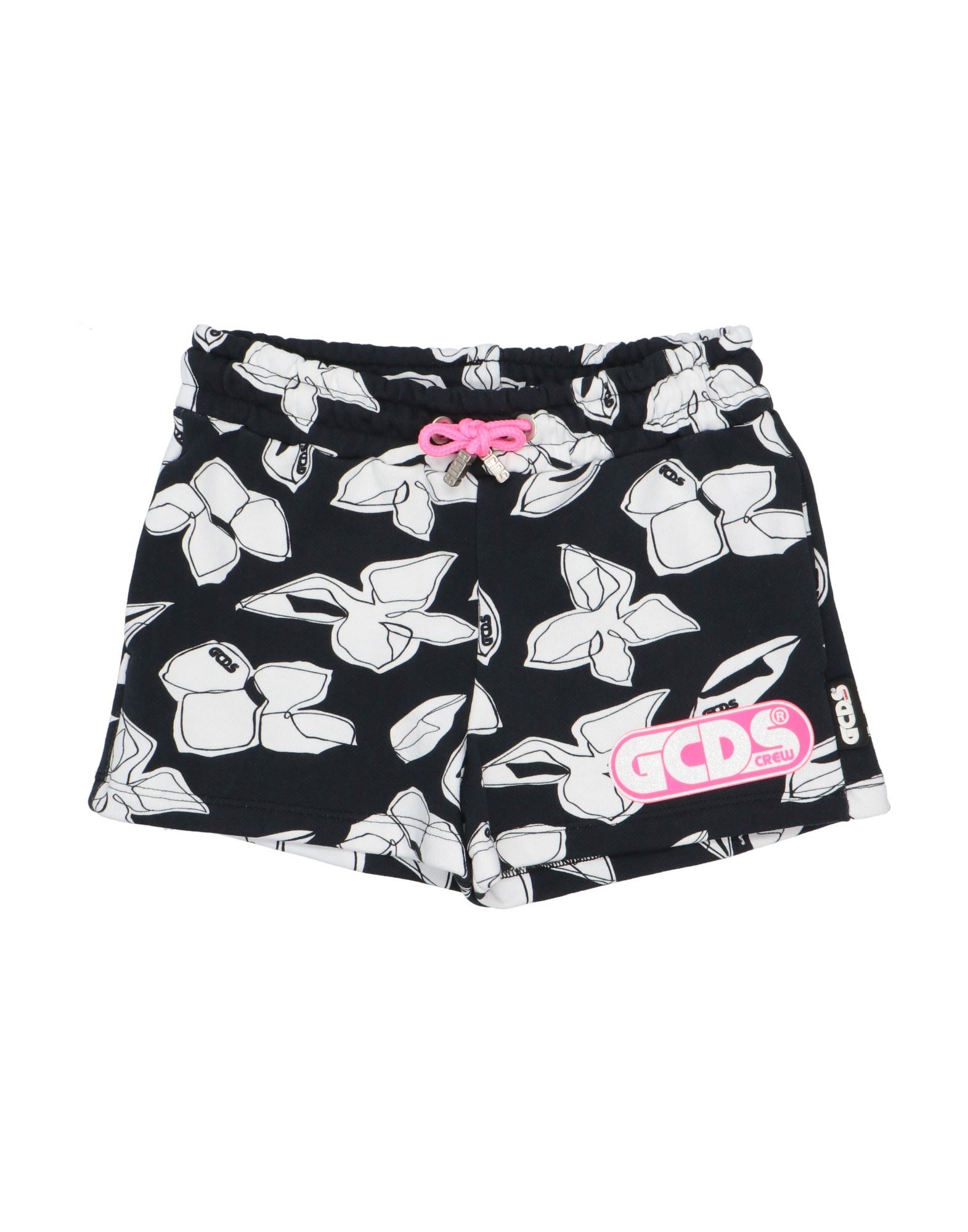 Gcds Mini Kids'  Toddler Girl Shorts & Bermuda Shorts Black Size 6 Cotton