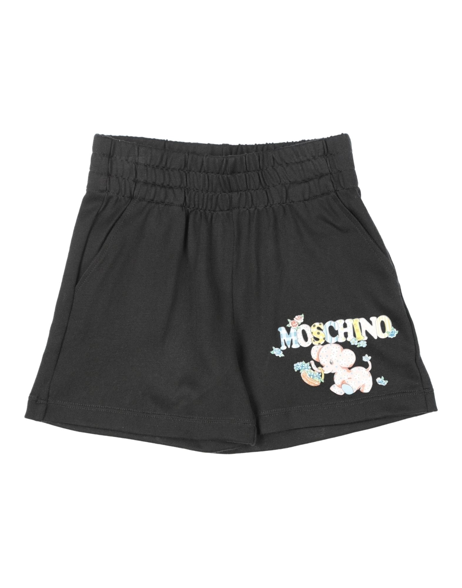 Moschino Kid Toddler Girl Shorts & Bermuda Shorts Black Size 5 Cotton, Viscose