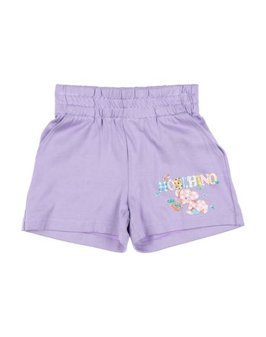 Moschino Kid Babies'  Toddler Girl Shorts & Bermuda Shorts Lilac Size 5 Cotton, Viscose In Purple