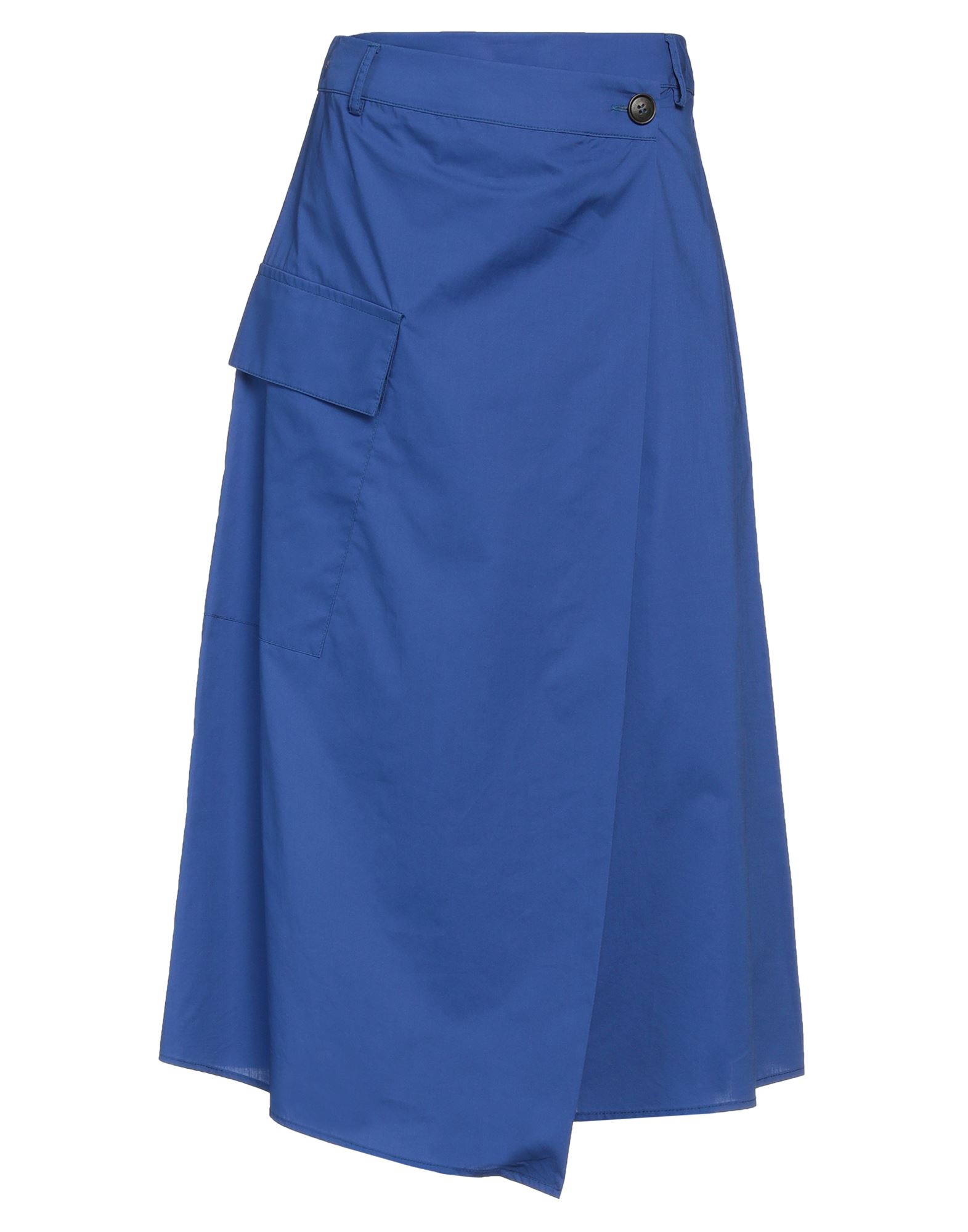 Woolrich High-waisted A-line Skirt In Blue