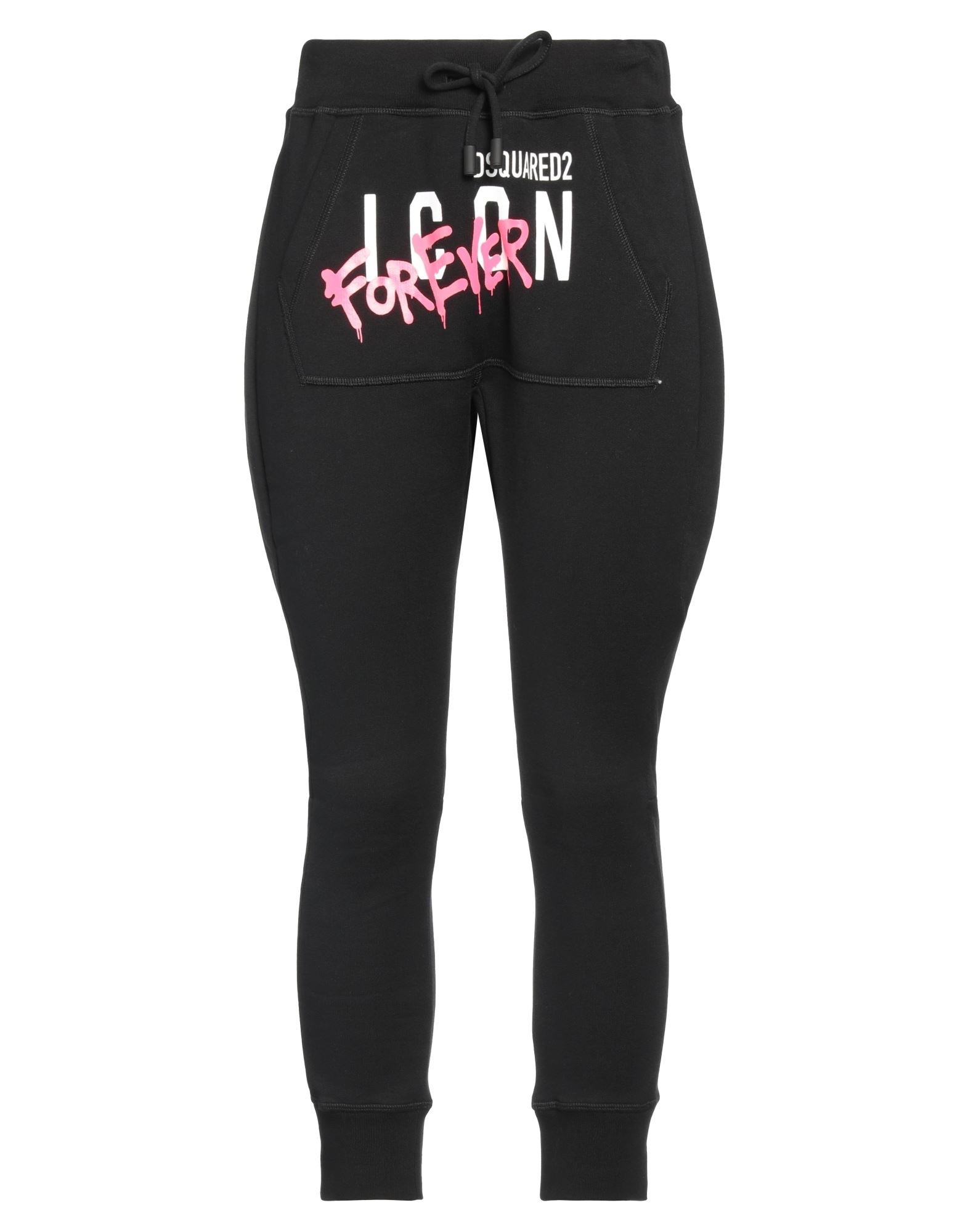 Dsquared2 Cropped Pants In Black