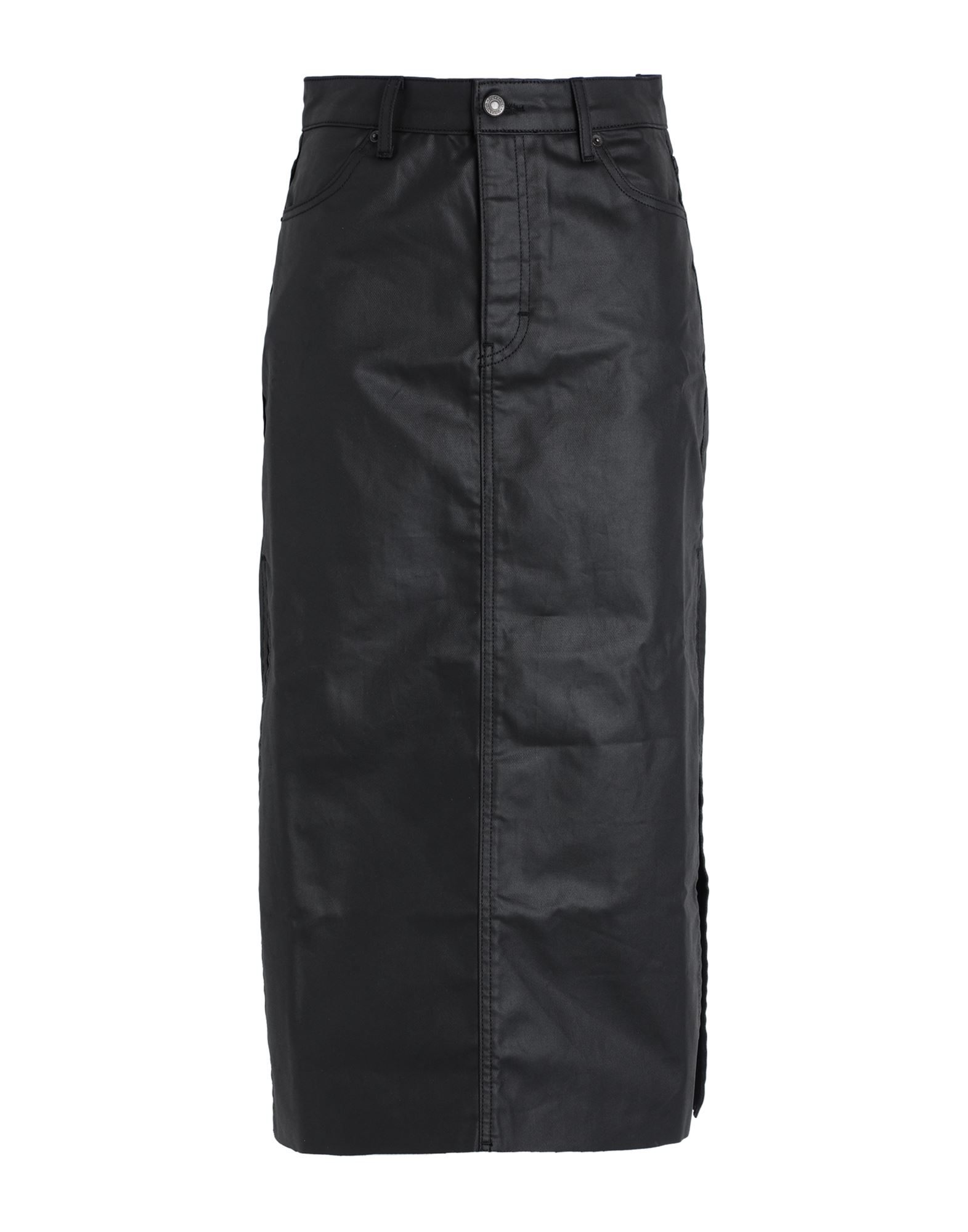 Topshop Midi Skirts In Black