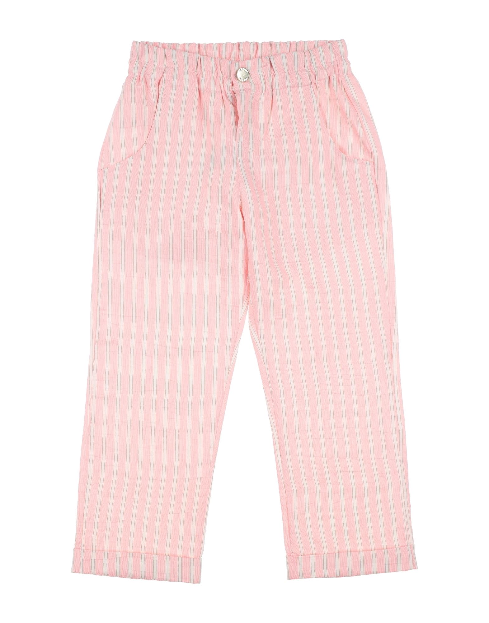 L:ú L:ú By Miss Grant Toddler Girl Pants Pink Size 6 Linen, Cotton, Polyester In Pink