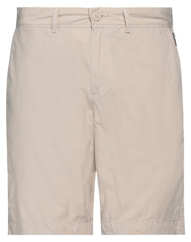 Shop Napapijri Man Shorts & Bermuda Shorts Beige Size 30 Cotton