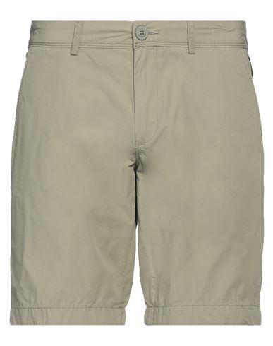 Shop Napapijri Man Shorts & Bermuda Shorts Military Green Size 32 Cotton