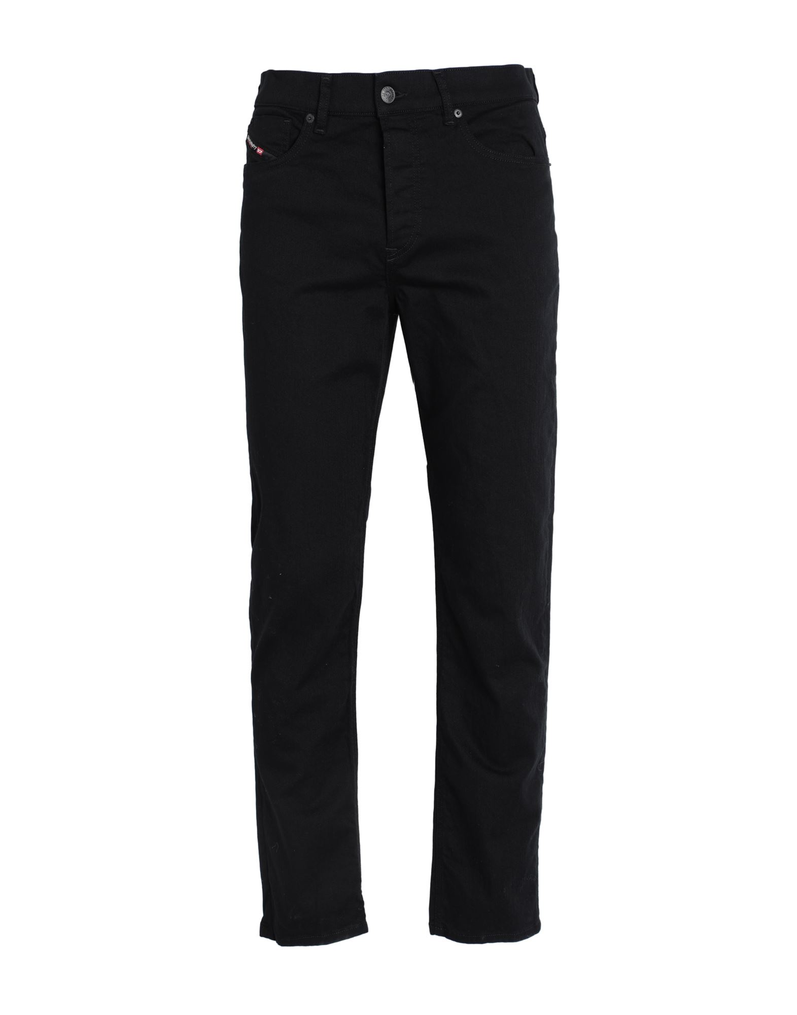 DIESEL DIESEL 2005 D-FINING 069YP TAPERED JEANS MAN DENIM PANTS BLACK SIZE 38W-34L COTTON, ELASTANE