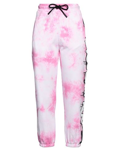 Disclaimer Woman Pants Fuchsia Size L Cotton In Pink