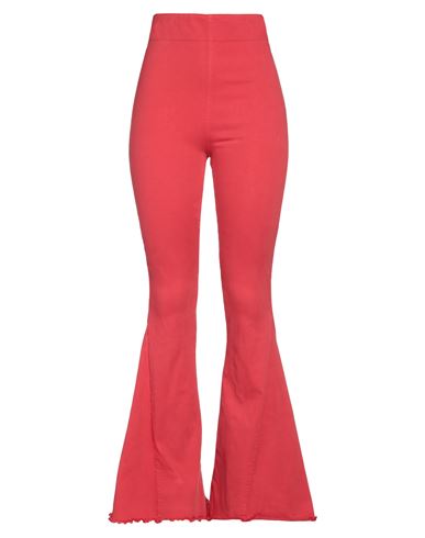 Alessandra Gallo Woman Pants Red Size 4 Cotton, Elastane