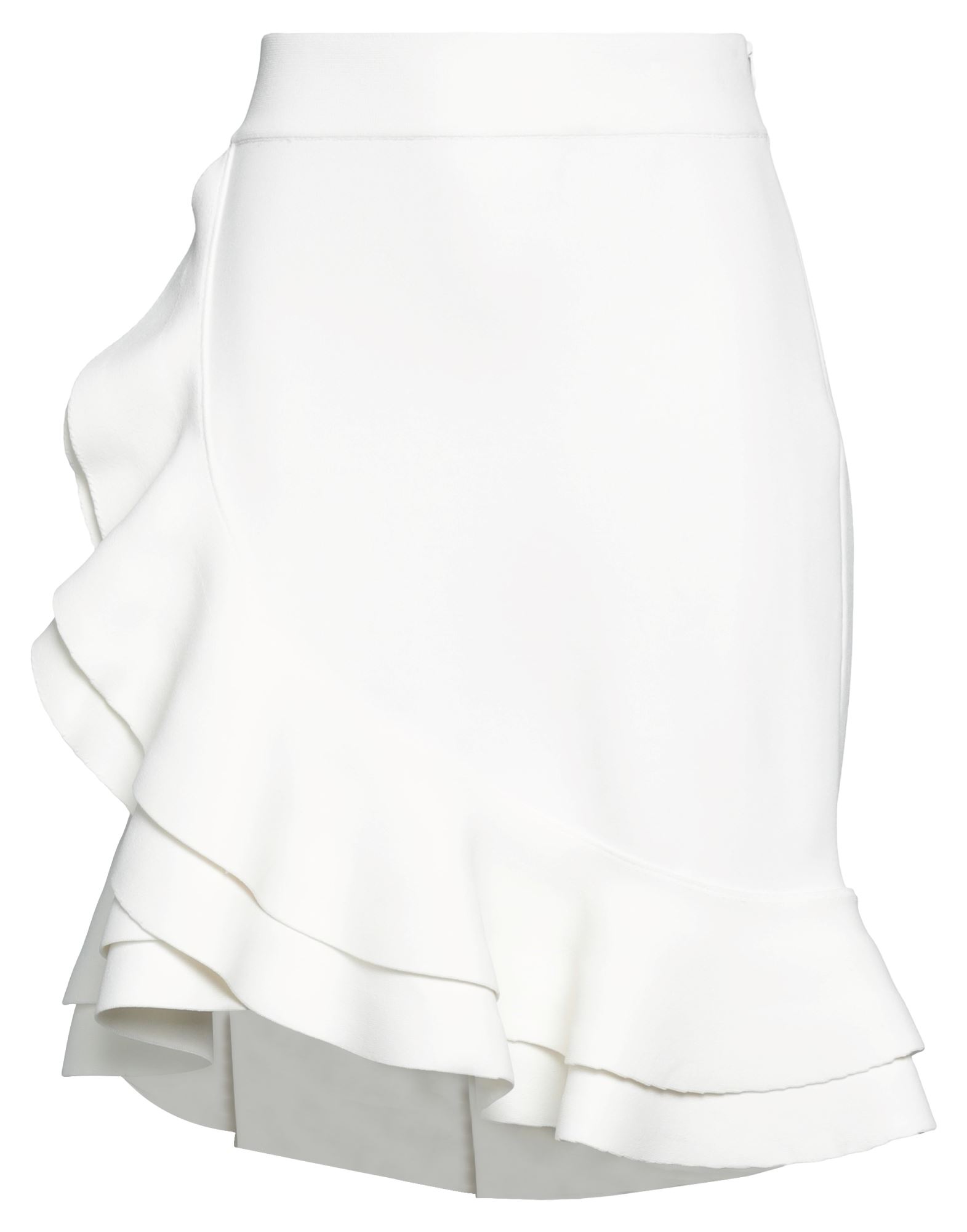 Alexander Mcqueen Mini Skirts In Off White