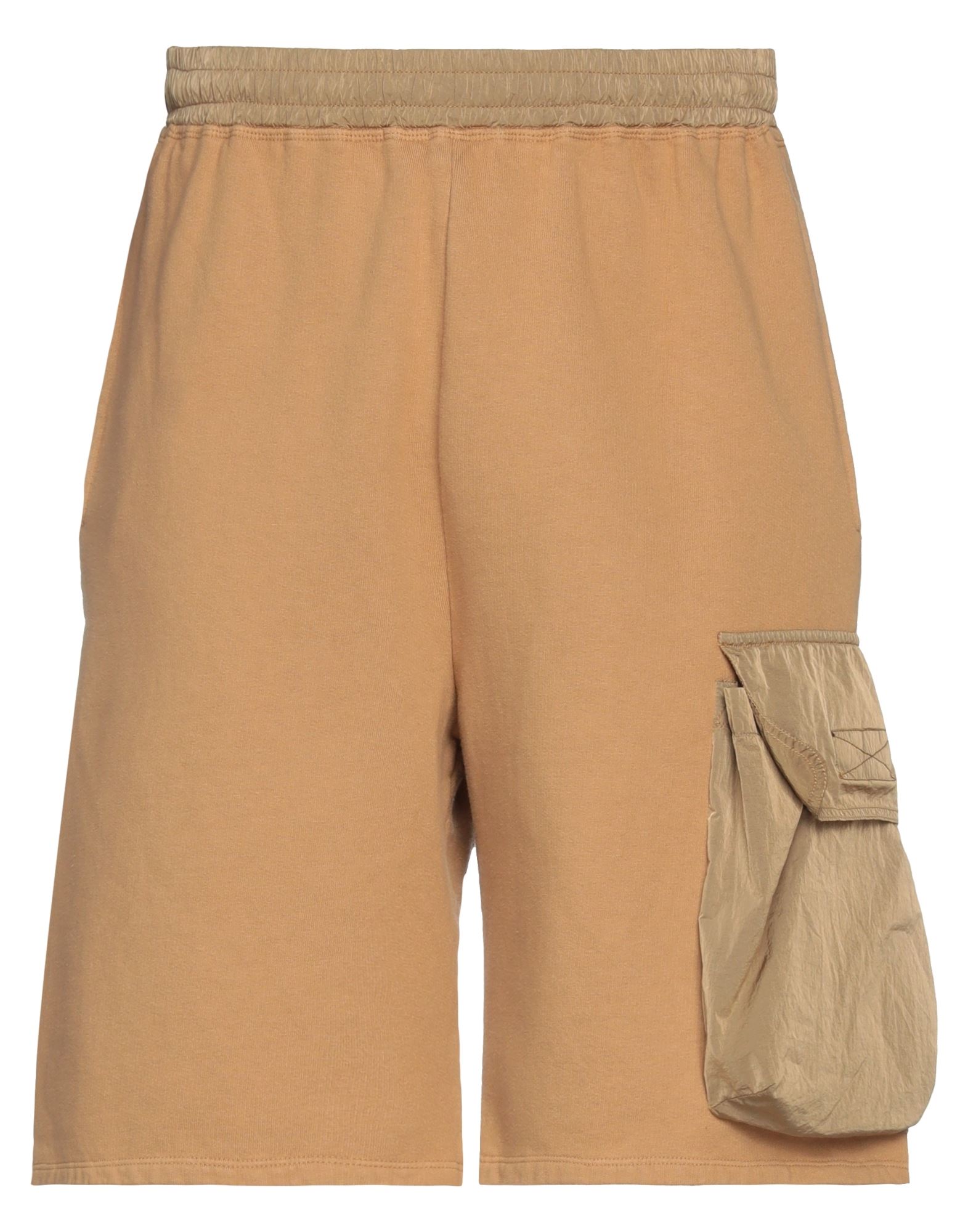 Shop Aries Man Shorts & Bermuda Shorts Camel Size Xl Cotton In Beige