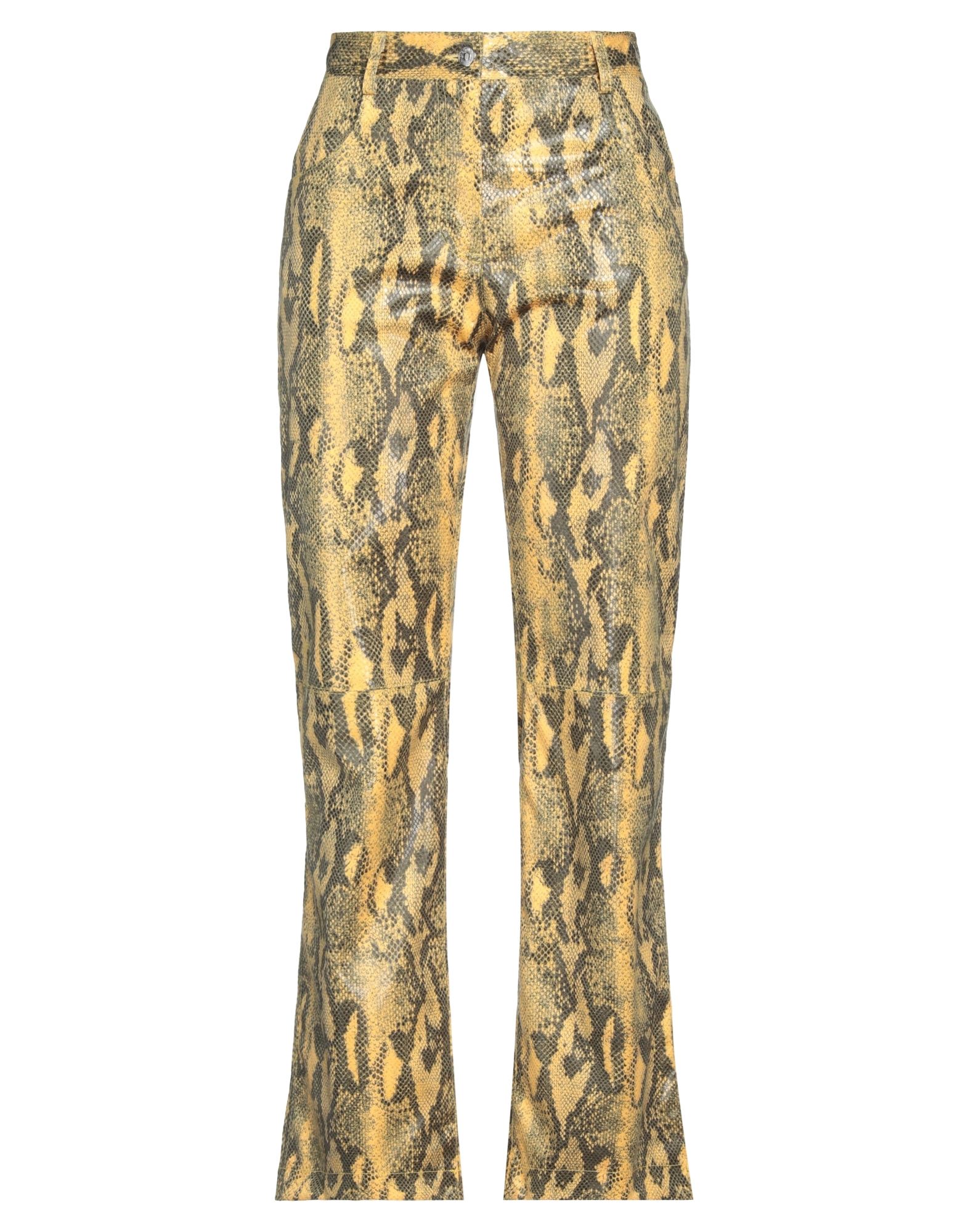 Msgm Pants In Yellow