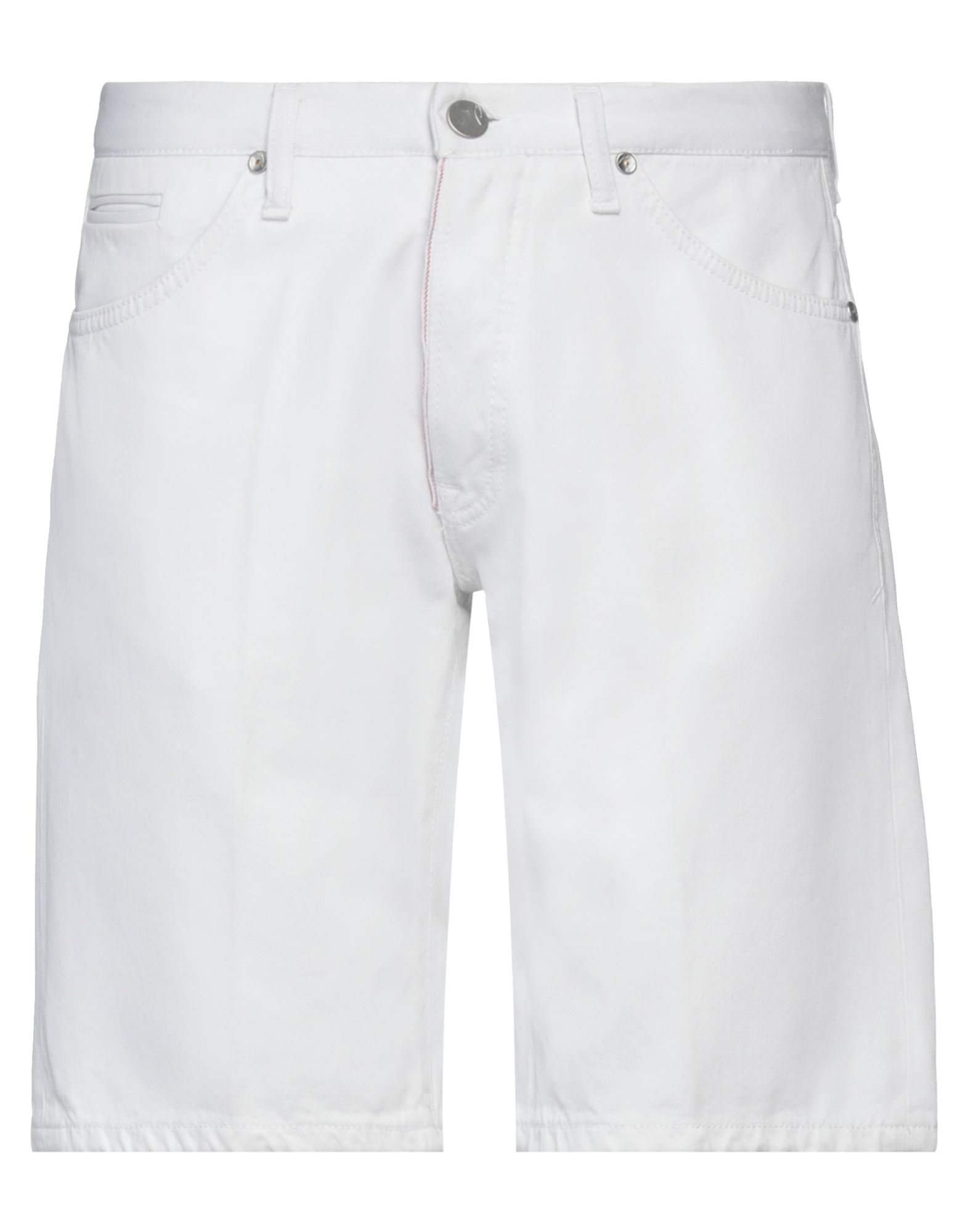 Michael Coal Man Shorts & Bermuda Shorts White Size 36 Cotton
