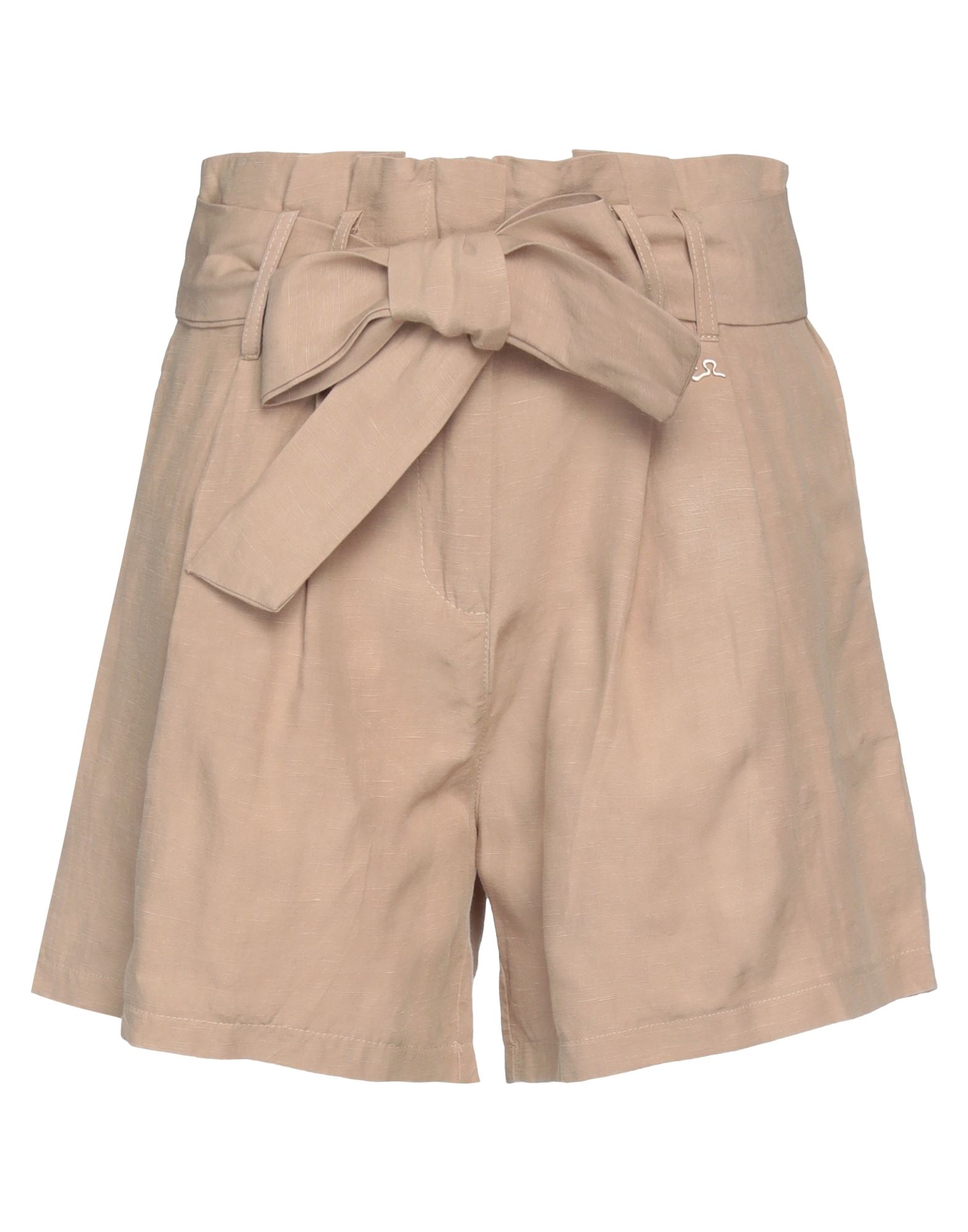 Yes Zee By Essenza Woman Shorts & Bermuda Shorts Beige Size M Tencel, Linen