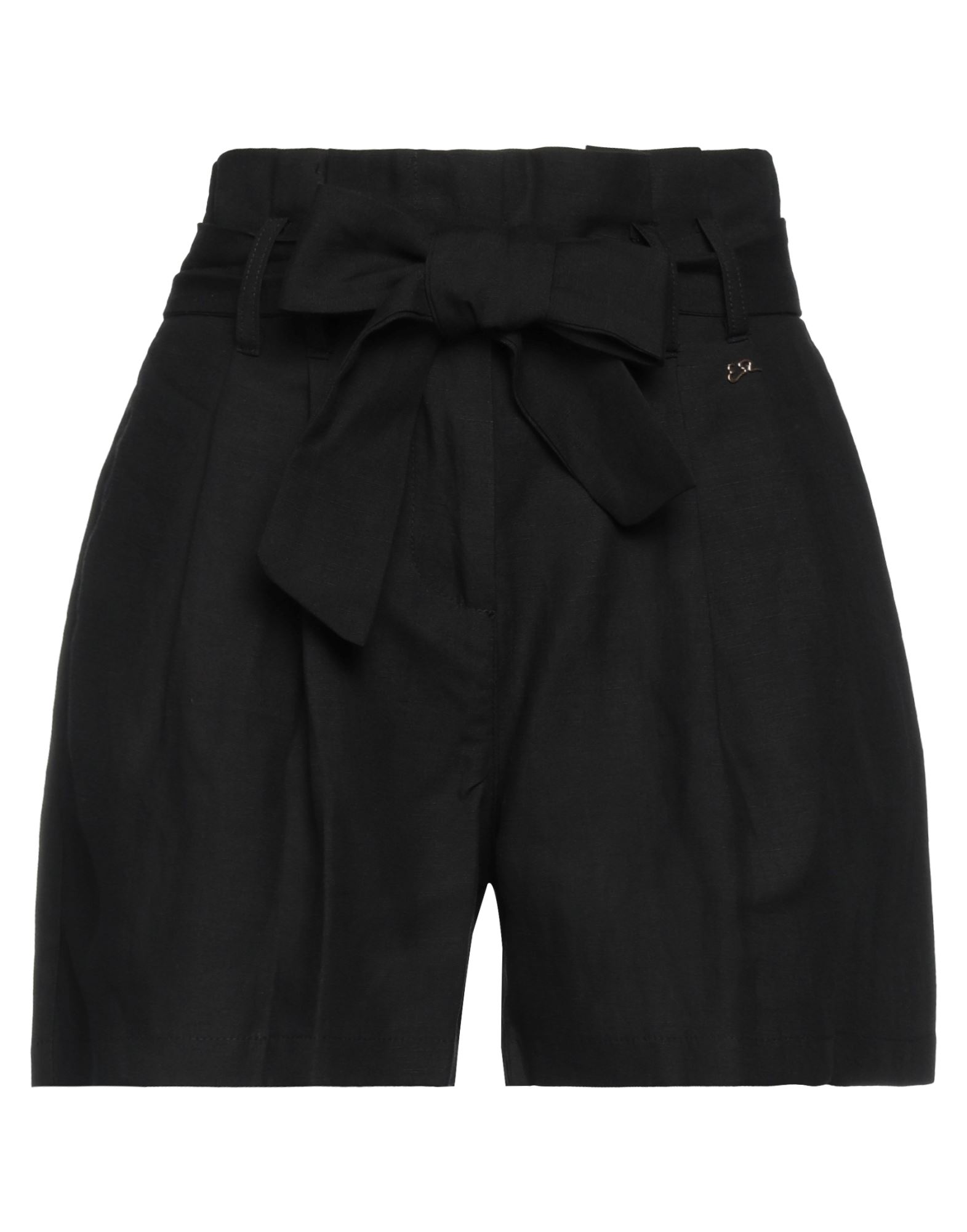 Yes Zee By Essenza Woman Shorts & Bermuda Shorts Black Size Xs Tencel, Linen In Black
