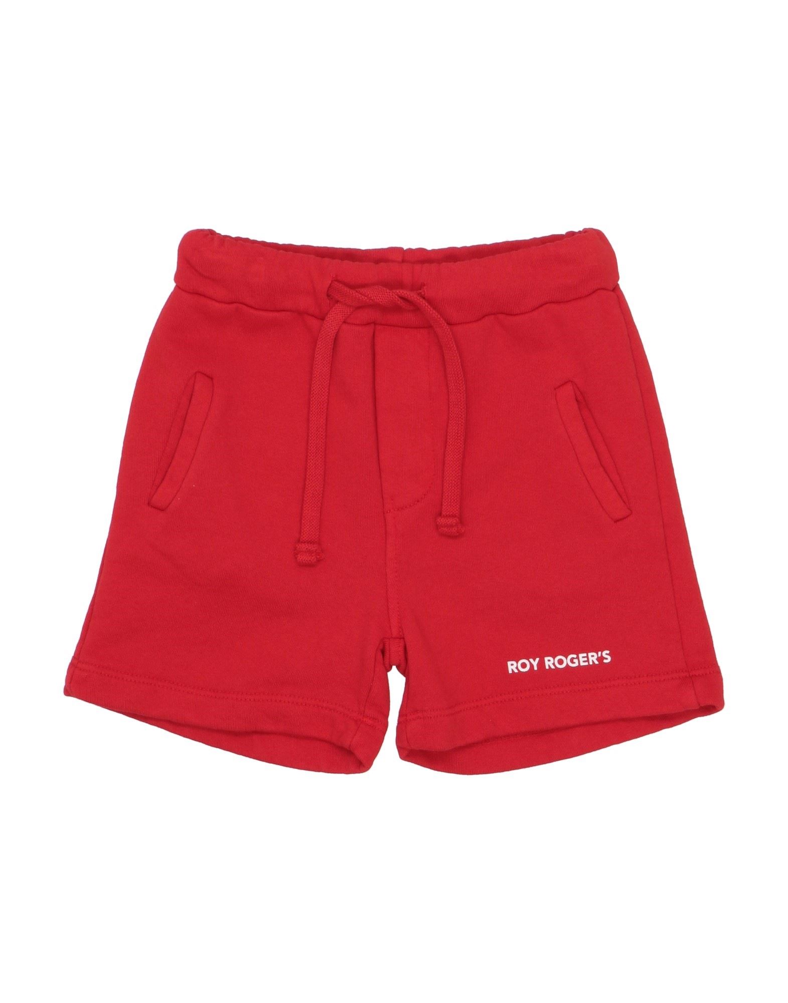 Roy Rogers Kids' Roÿ Roger's Toddler Boy Shorts & Bermuda Shorts Red Size 6 Cotton