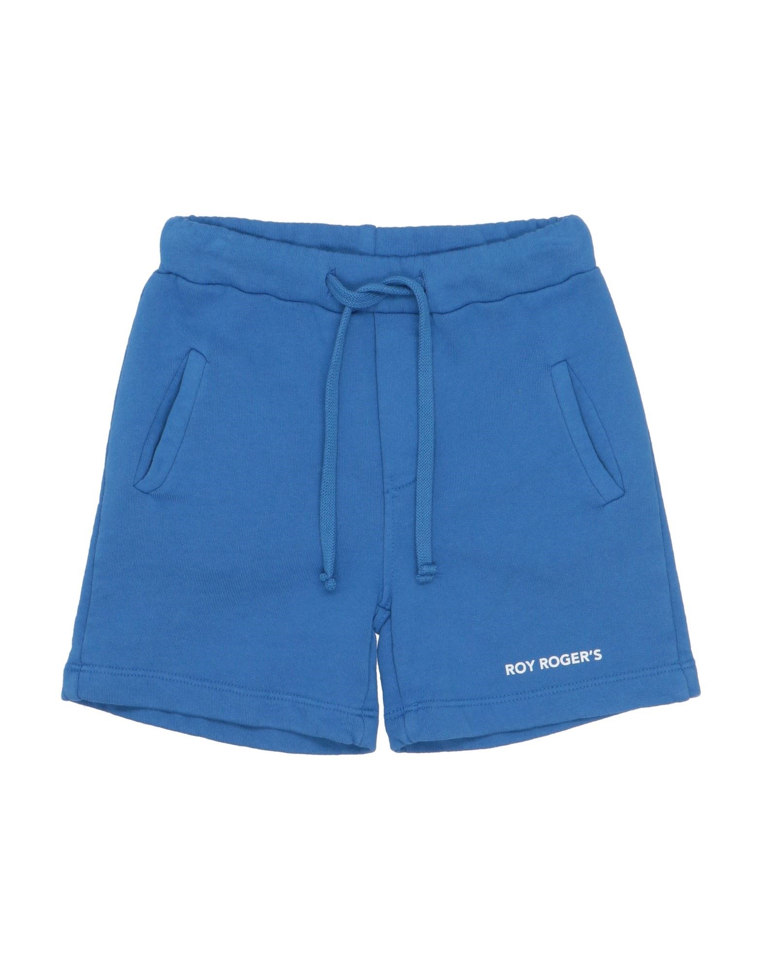 Roy Rogers Kids' Roÿ Roger's Toddler Boy Shorts & Bermuda Shorts Blue Size 6 Cotton