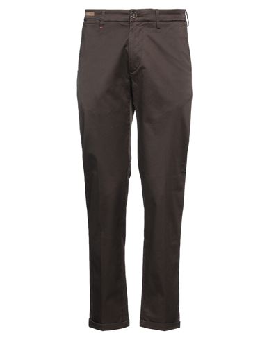 Re-hash Re_hash Man Pants Cocoa Size 30 Cotton, Elastane In Brown