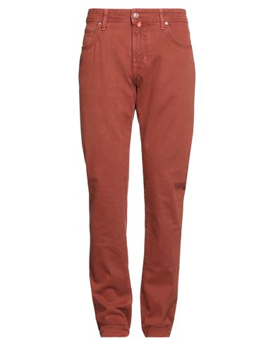 Jacob Cohёn Man Jeans Rust Size 34 Cotton, Elastane, Polyester