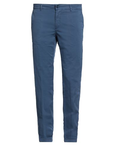 Shop Camouflage Ar And J. Man Pants Blue Size 40 Cotton, Lycra