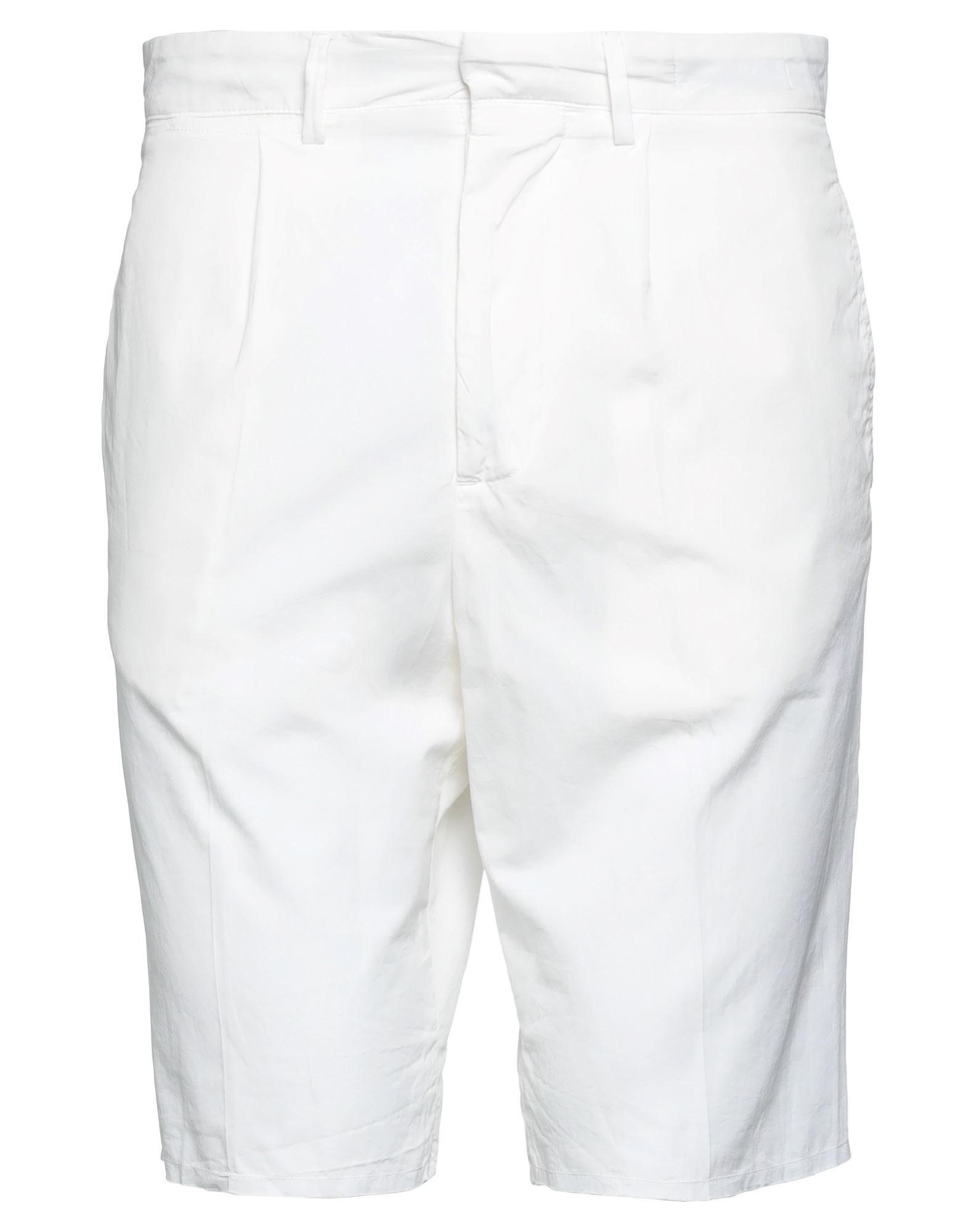 Mauro Grifoni Grifoni Man Shorts & Bermuda Shorts Ivory Size 30 Cotton In White