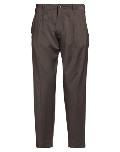 Nine:inthe:morning Nine In The Morning Man Pants Brown Size 36 Virgin Wool, Elastane