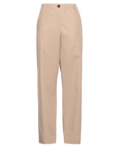 Msgm Woman Pants Sand Size 6 Cotton In Beige
