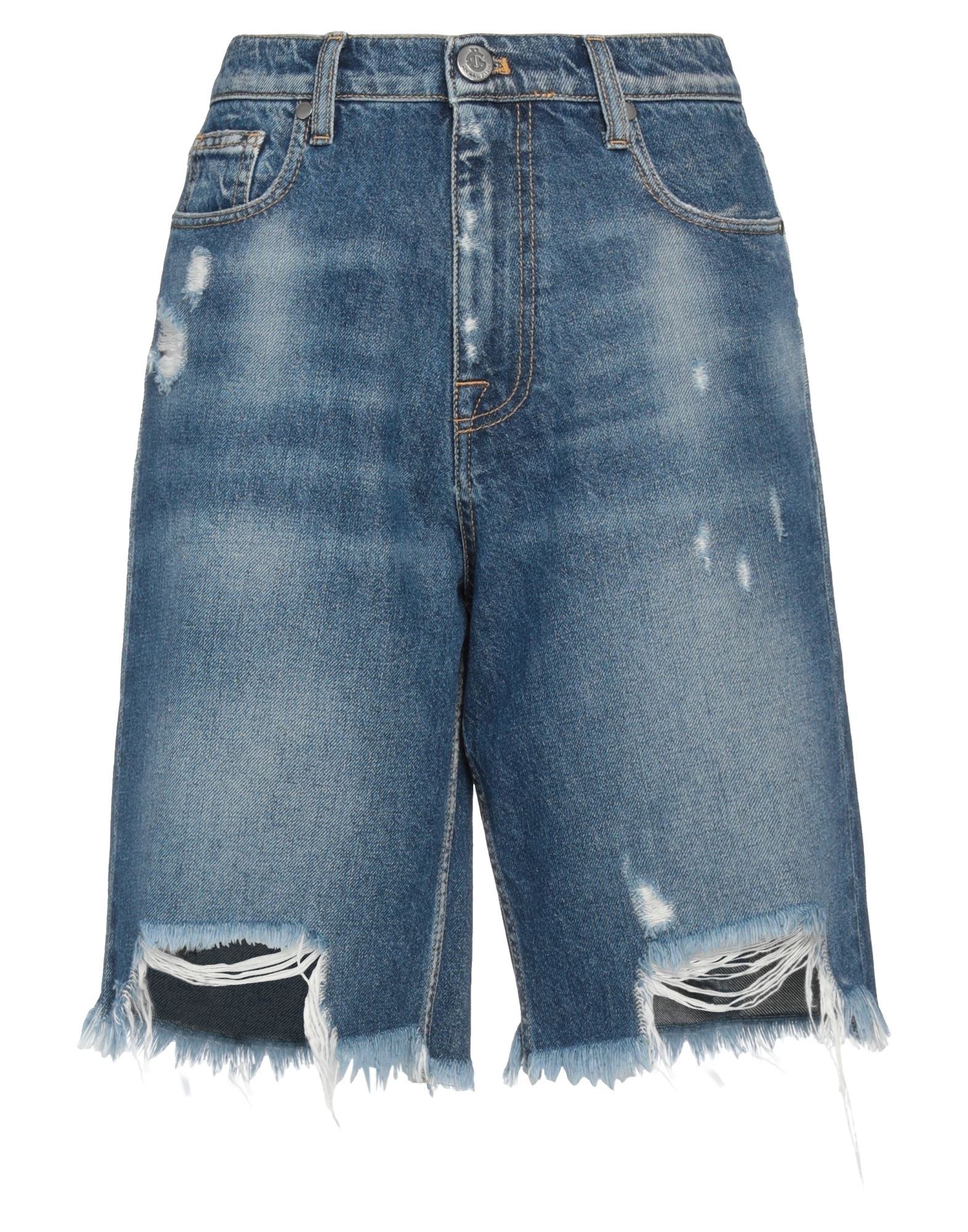 Gaelle Paris Denim Shorts In Blue