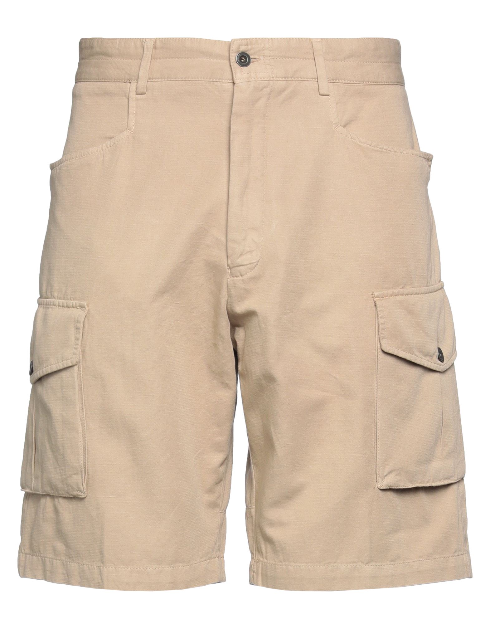 Lardini Man Shorts & Bermuda Shorts Sand Size 34 Cotton, Linen In Beige
