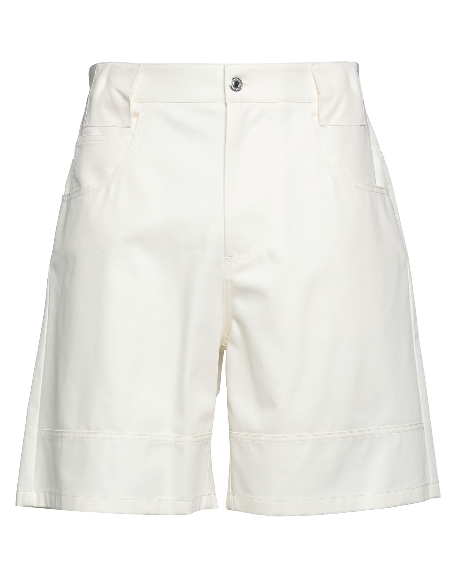 Msgm Man Shorts & Bermuda Shorts White Size 34 Cotton