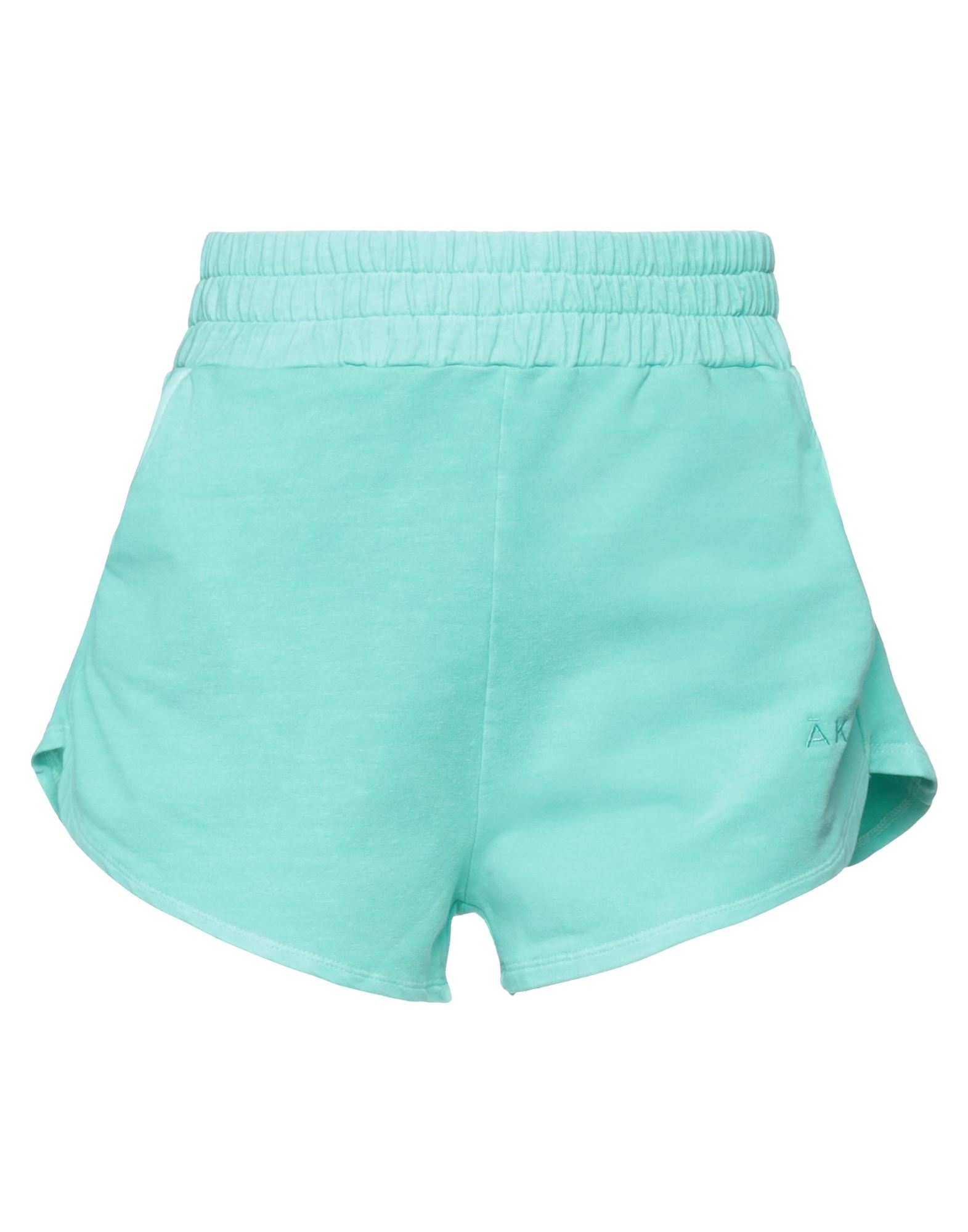 Akala Studio Ākala Studio Woman Shorts & Bermuda Shorts Green Size S/m Cotton, Elastane