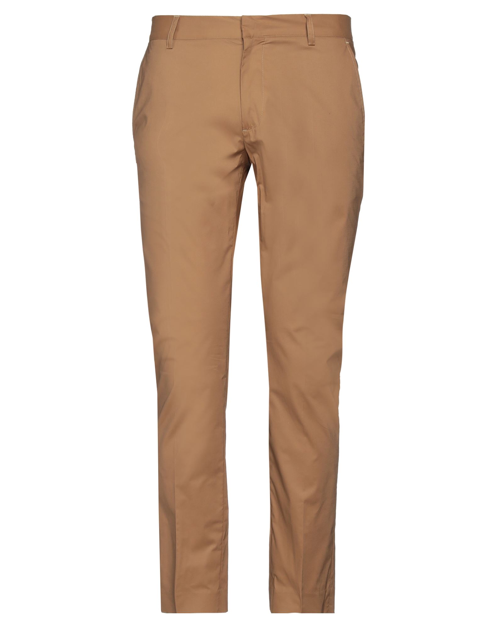 Shop Grey Daniele Alessandrini Man Pants Camel Size 36 Cotton, Elastane In Beige