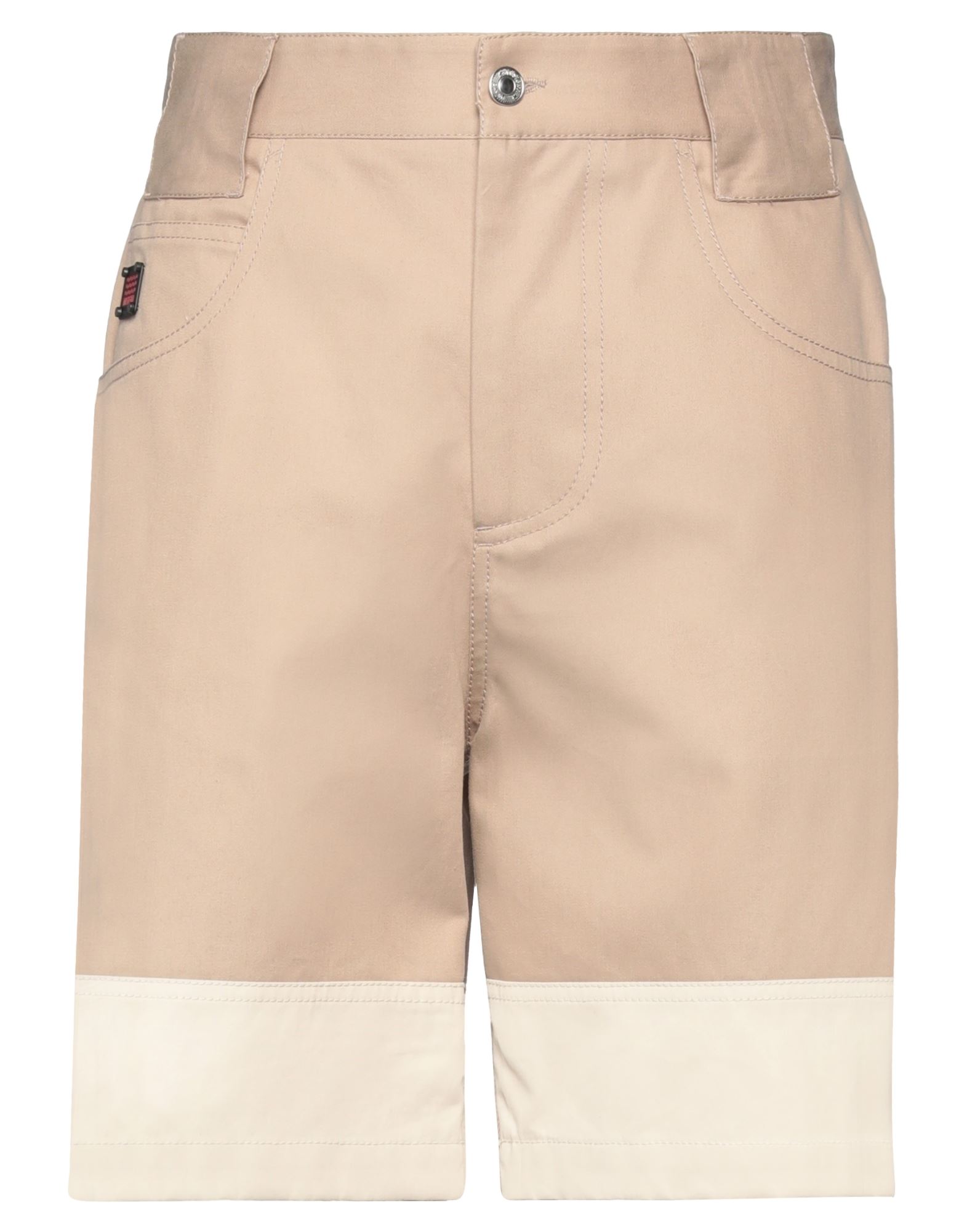 Msgm Man Shorts & Bermuda Shorts Beige Size 34 Cotton