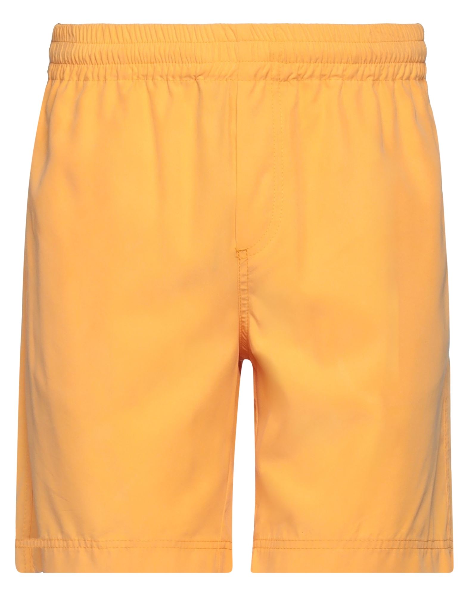 Msgm Man Shorts & Bermuda Shorts Apricot Size 36 Lyocell, Polyester In Orange