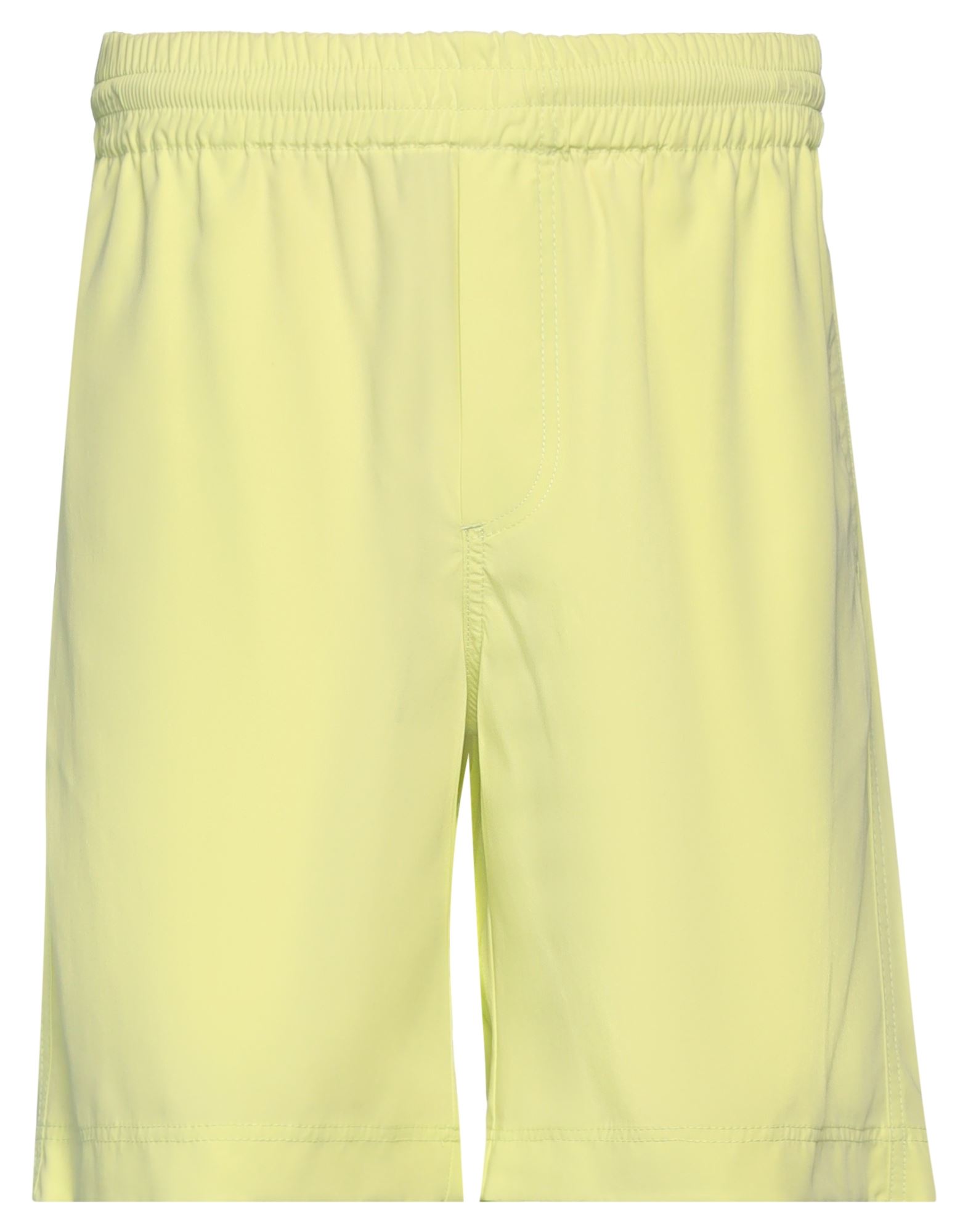 Msgm Man Shorts & Bermuda Shorts Acid Green Size 36 Lyocell, Polyester