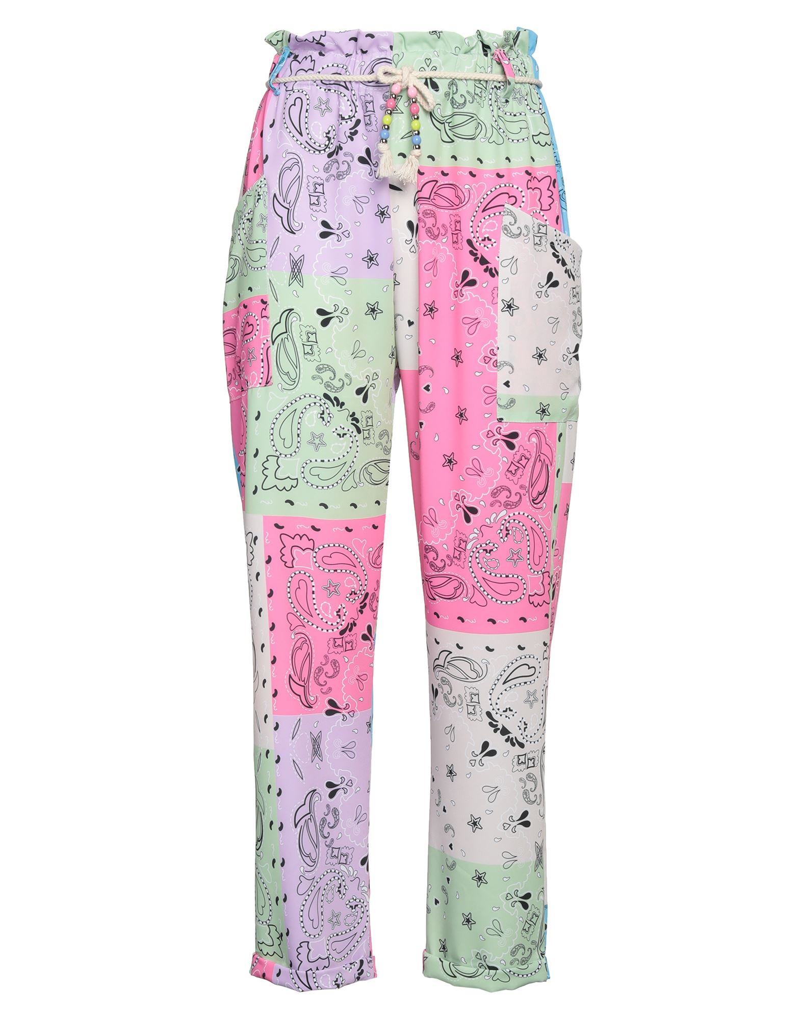 Shop ★ Art Shopart Woman Pants Fuchsia Size M Polyester, Elastane In Pink