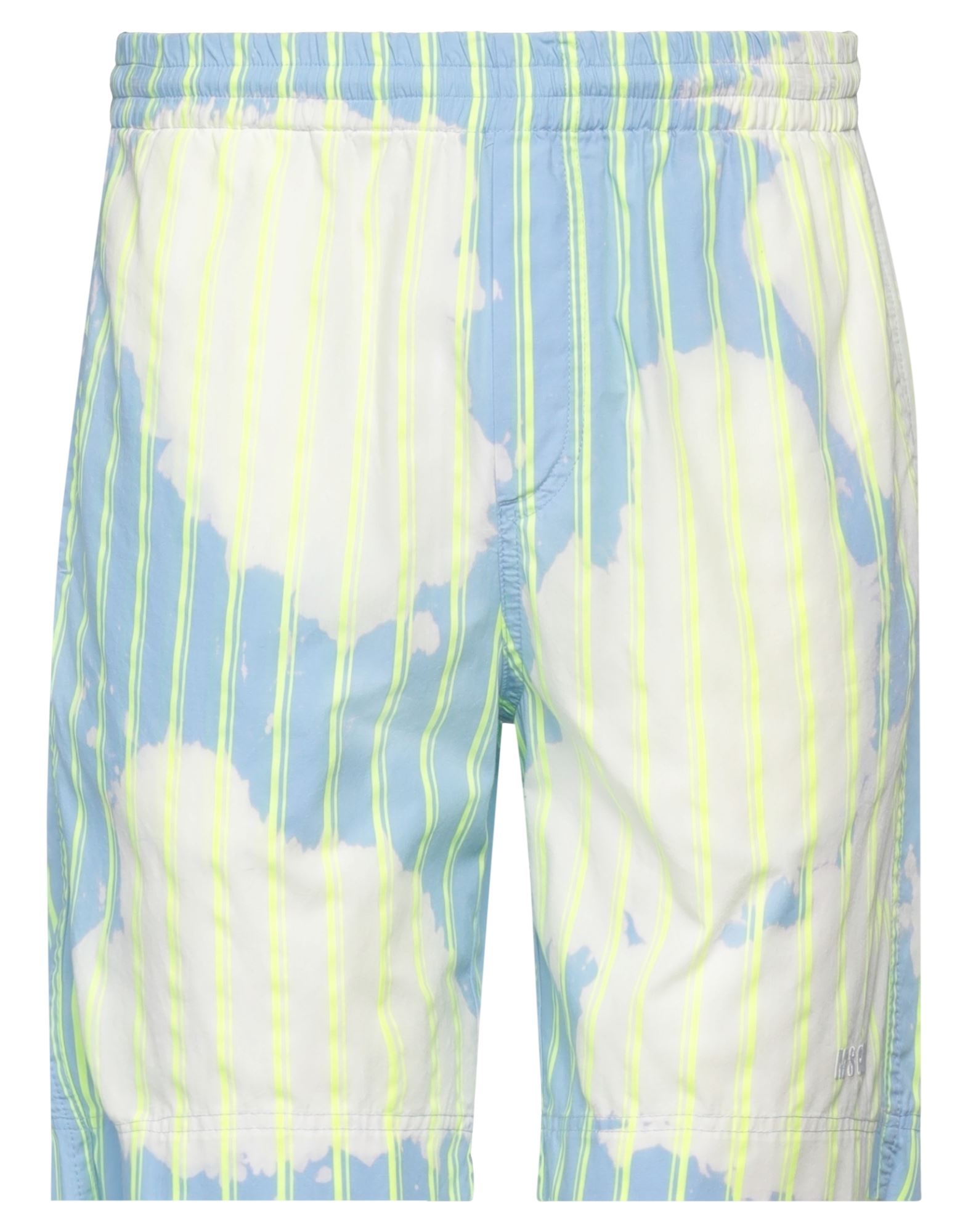 Shop Msgm Man Shorts & Bermuda Shorts White Size 30 Cotton, Polyester