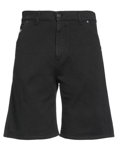 Msgm Man Denim Shorts Black Size 32 Cotton