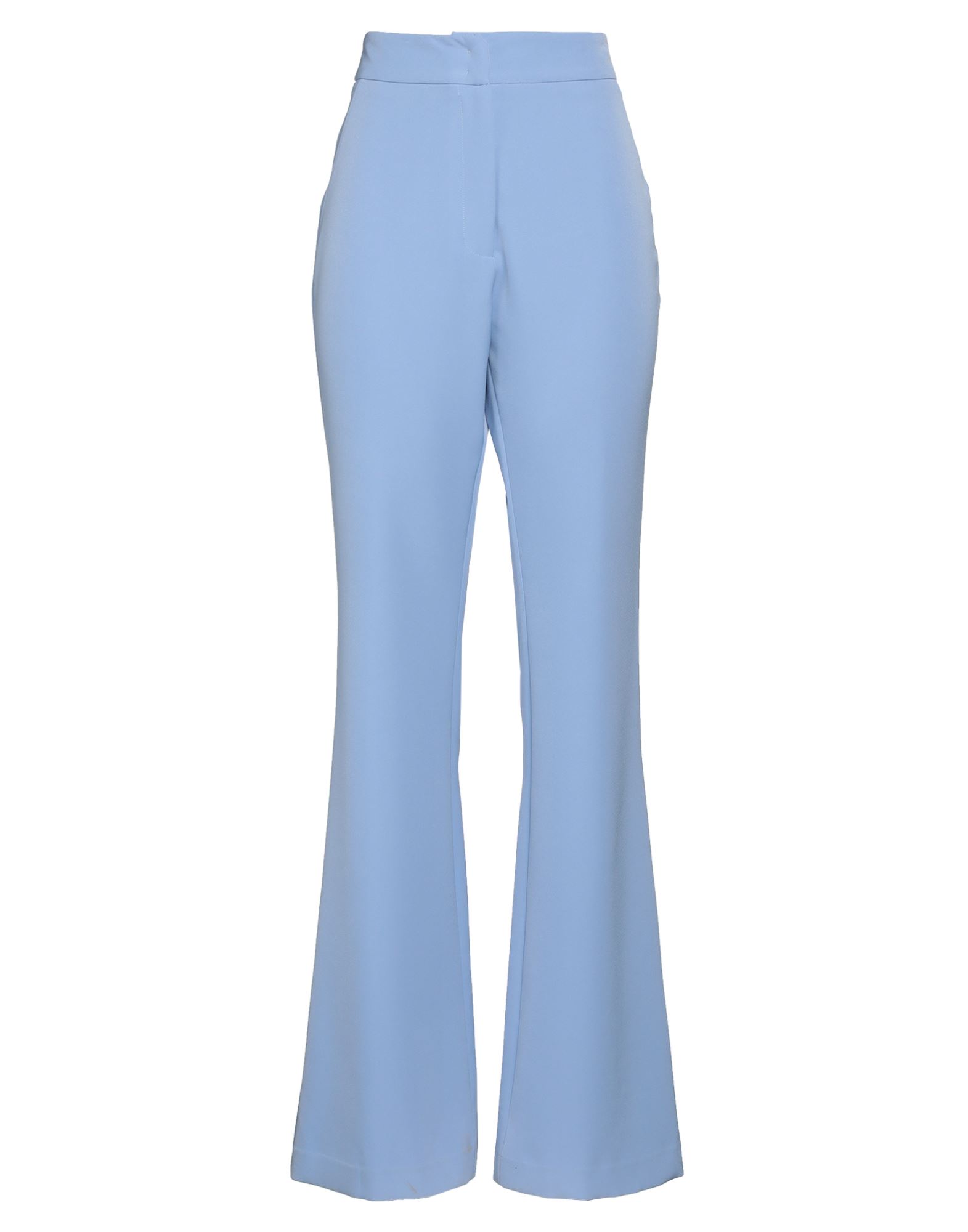 SILENCE LIMITED SILENCE LIMITED WOMAN PANTS SKY BLUE SIZE S POLYESTER, ELASTANE